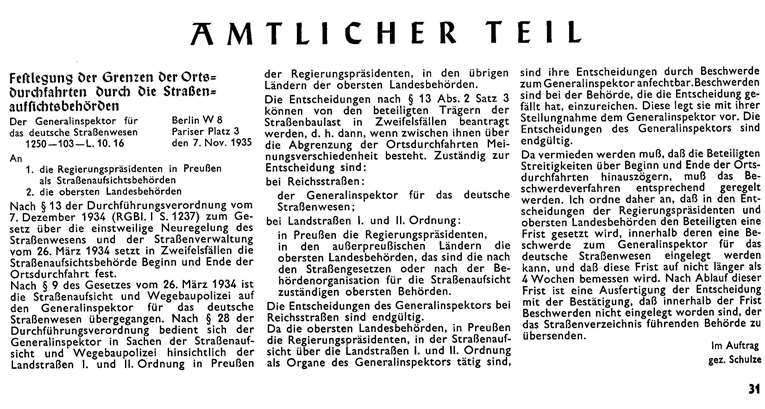 Festlegung